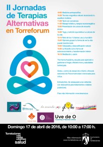 JORNADA TERAPIAS ALTERNATIVAS